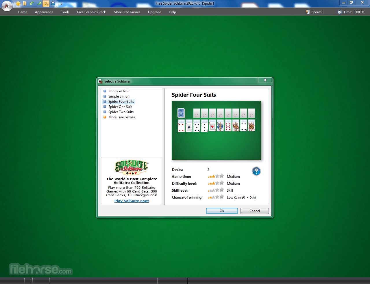 best free spider solitaire game for mac